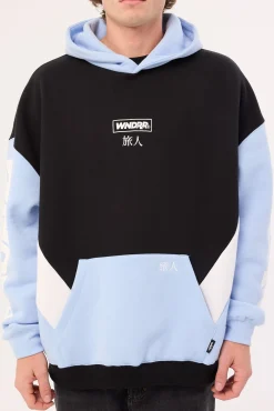 Privacy Panel Hood Sweat Black/Air Blue