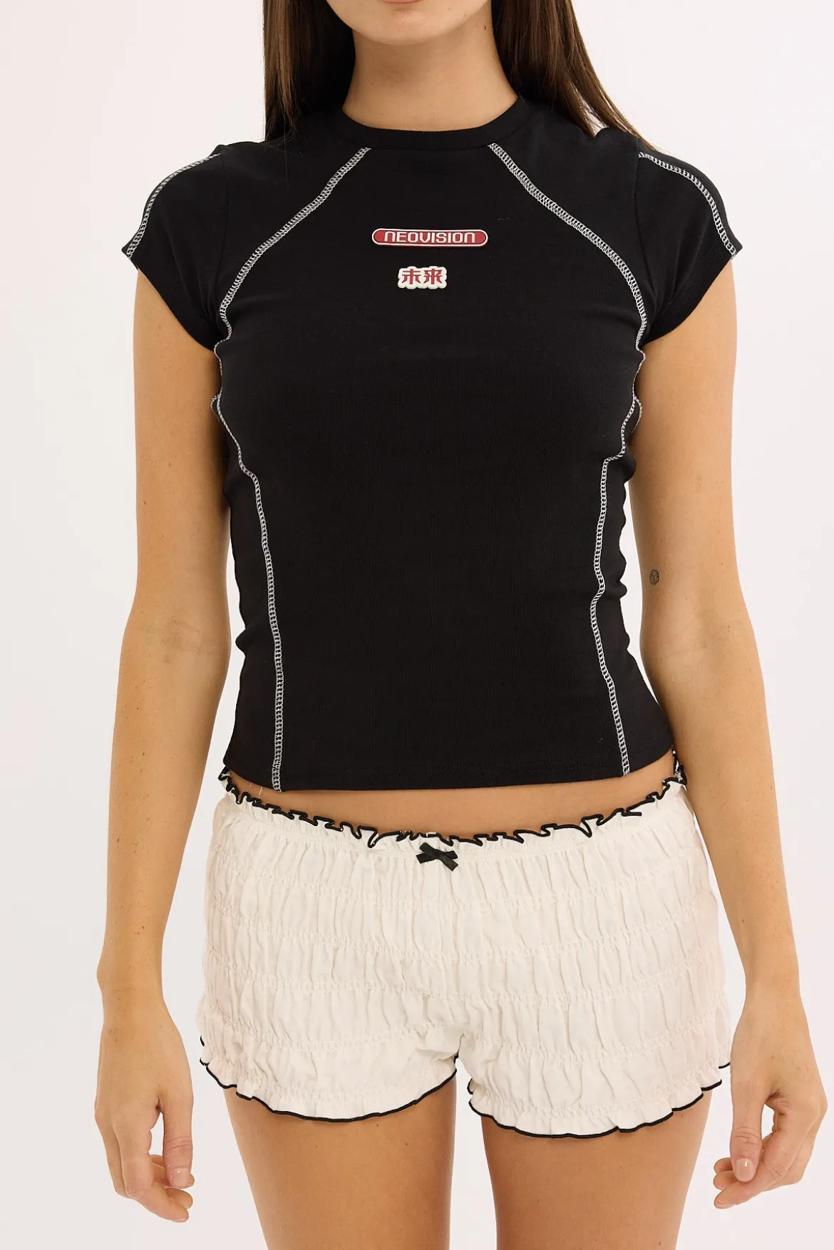 Protocol Baby Tee Black