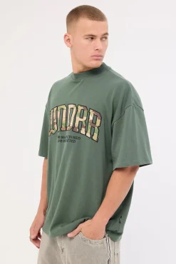 Protocol Heavy Weight Tee Dark Green
