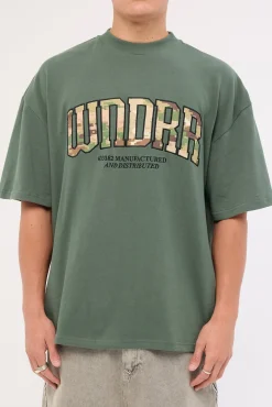 Protocol Heavy Weight Tee Dark Green