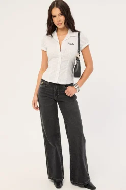 Provoke Short Sleeve Shirt White