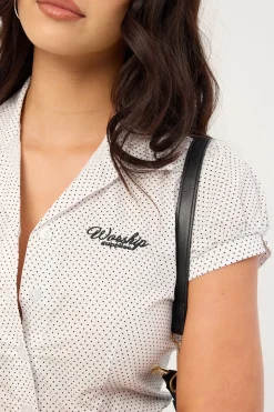 Provoke Short Sleeve Shirt White