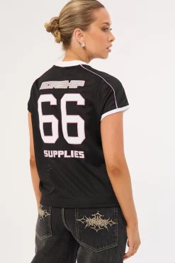 Punter Baby Football Jersey Black/Pink