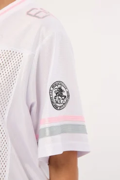 Punter Football Jersey White/Pink