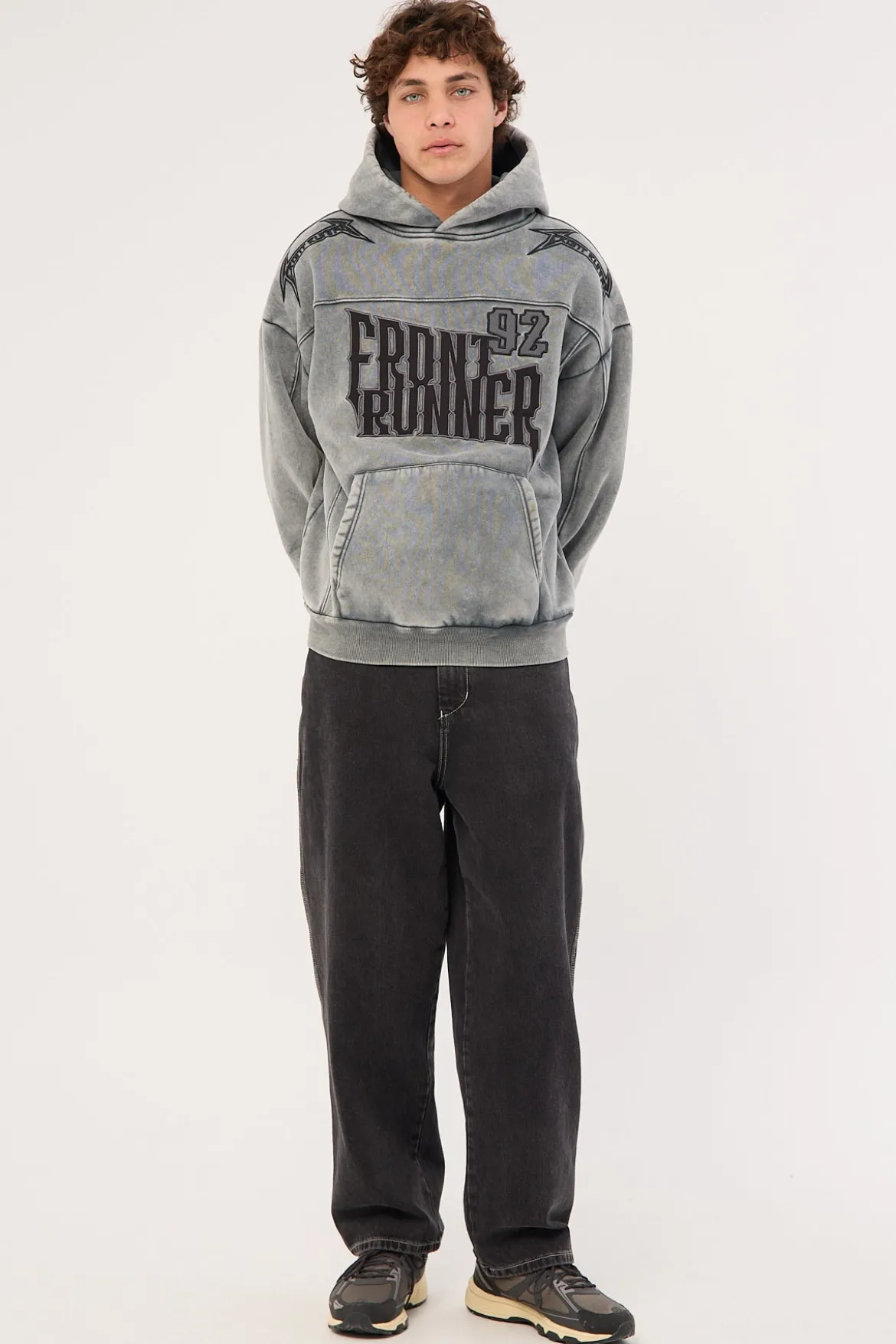 Pyro Hoodie Graphite Wash