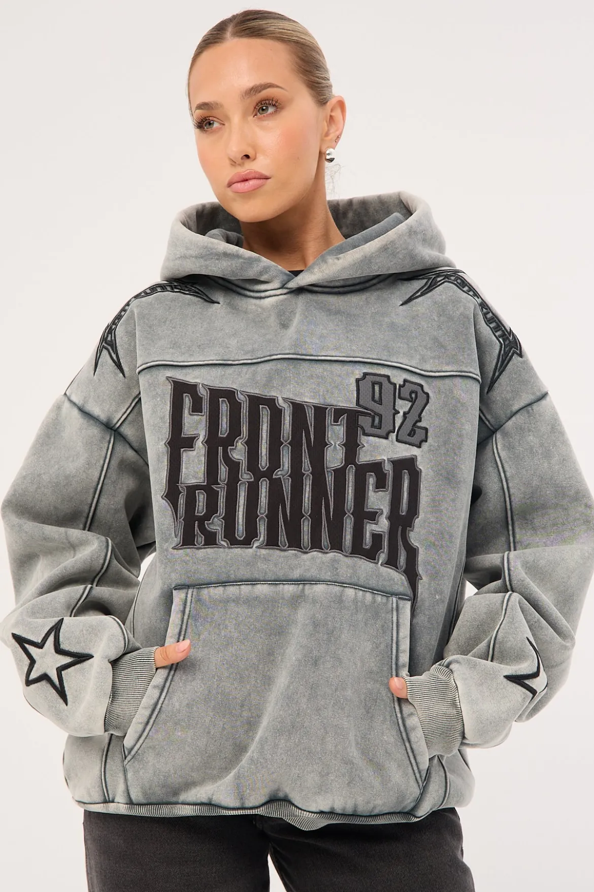 Pyro Hoodie Graphite Wash