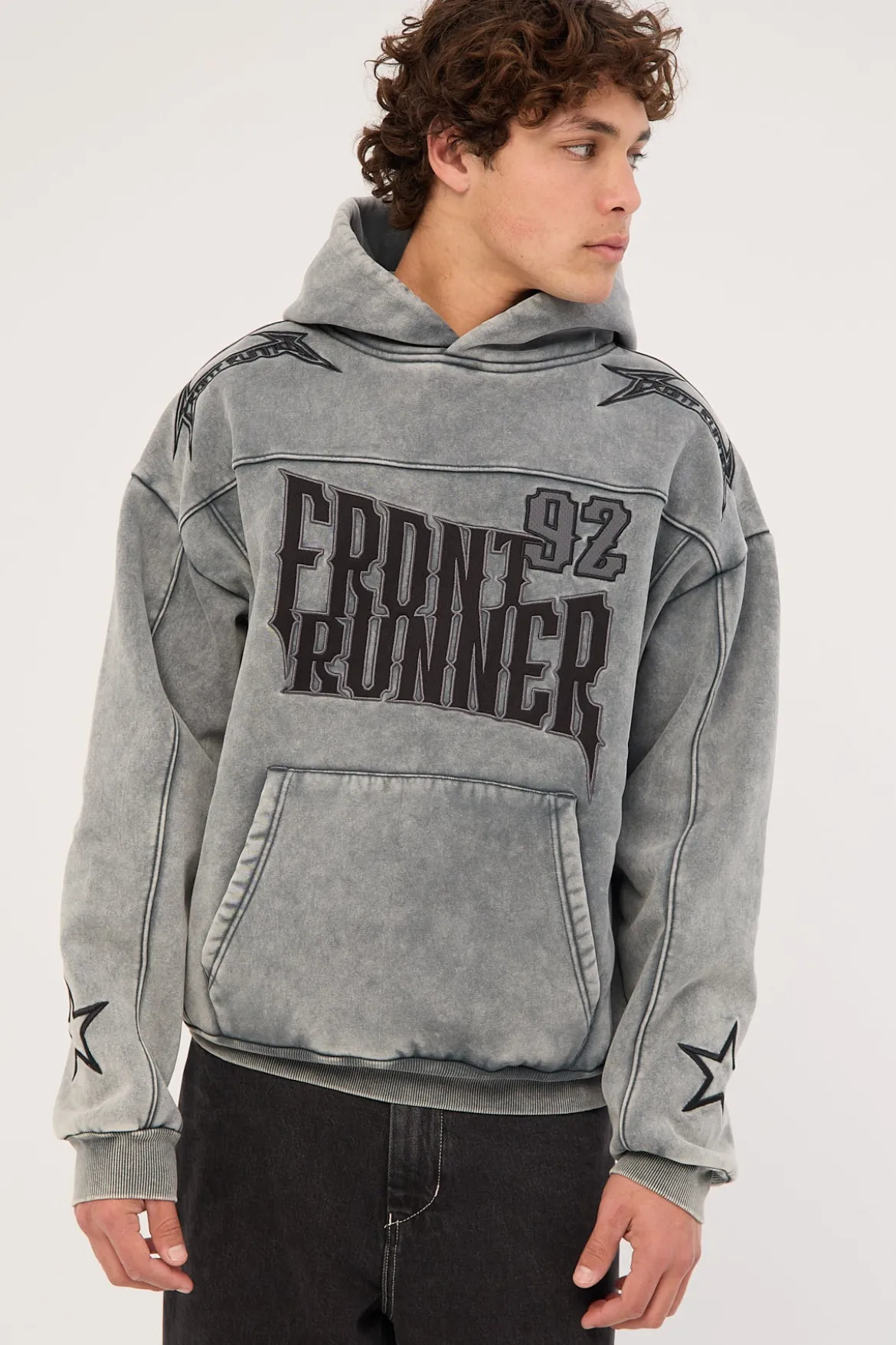 Pyro Hoodie Graphite Wash