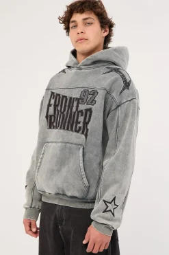 Pyro Hoodie Graphite Wash