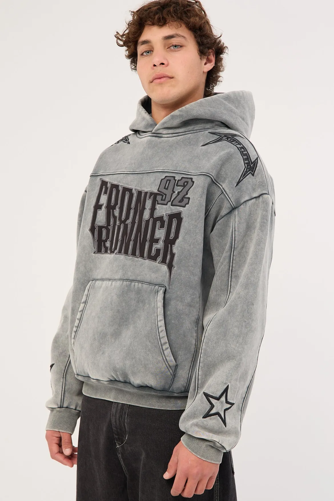 Pyro Hoodie Graphite Wash