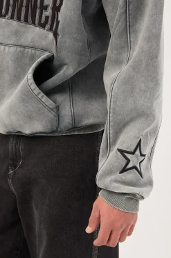 Pyro Hoodie Graphite Wash
