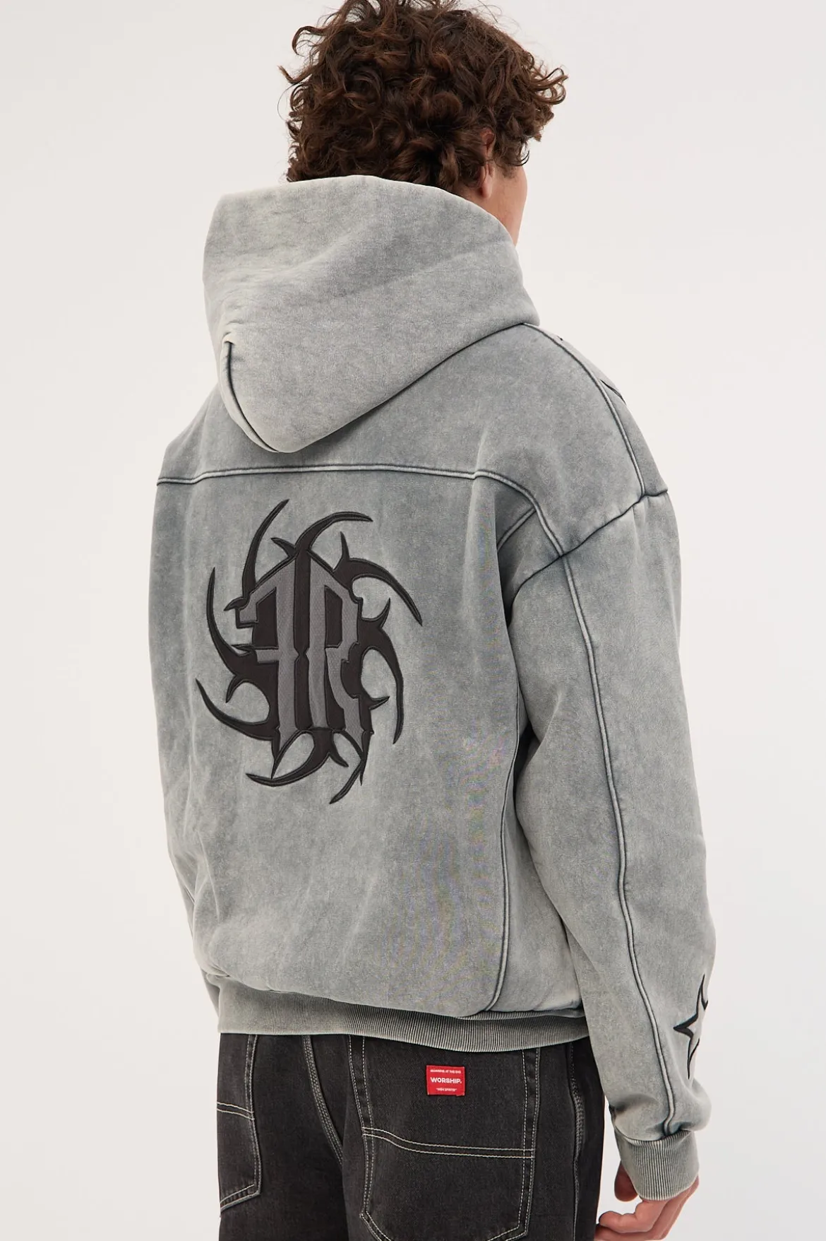 Pyro Hoodie Graphite Wash