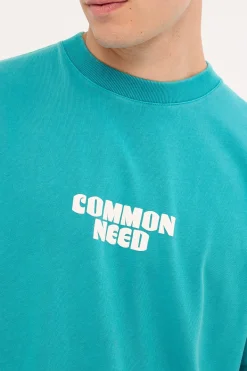Quest Heavyweight Easy Tee Washed Teal