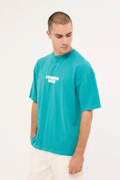 Quest Heavyweight Easy Tee Washed Teal