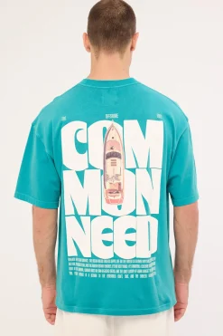 Quest Heavyweight Easy Tee Washed Teal