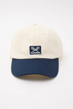 Racket Dad Cap Off White/Navy