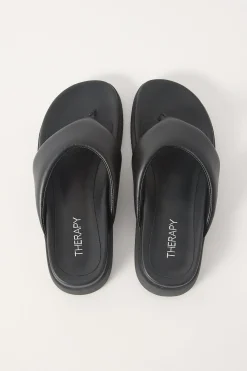 Radar Thong Slide Black