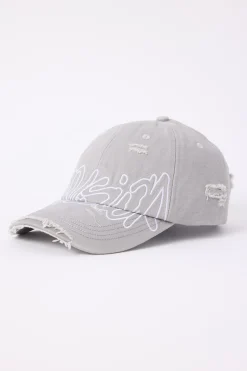 Radical Distressed Dad Cap Space Grey
