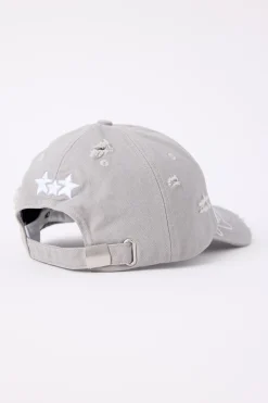 Radical Distressed Dad Cap Space Grey