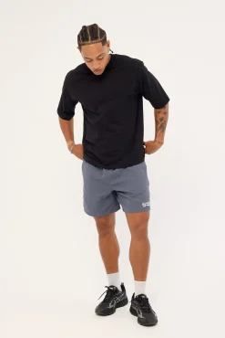 Radical Elastic Waist Short Steel Blue