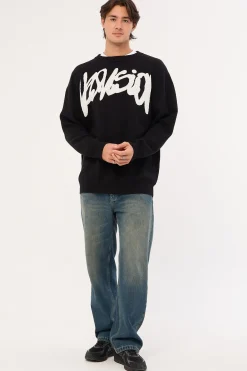 Radical Knit Sweater Black