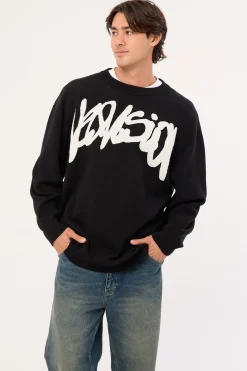 Radical Knit Sweater Black