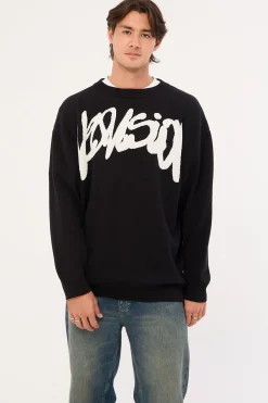 Radical Knit Sweater Black