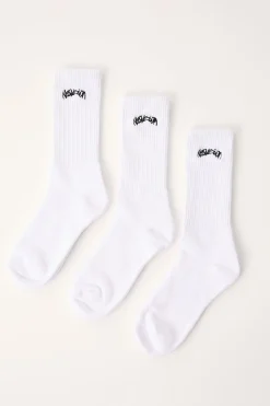 Radical Sock 3 Pack White