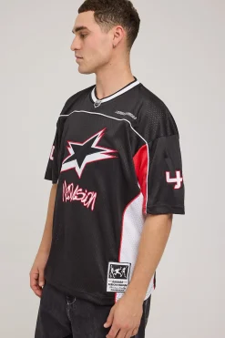 Radical V Neck Jersey Black/Red/White
