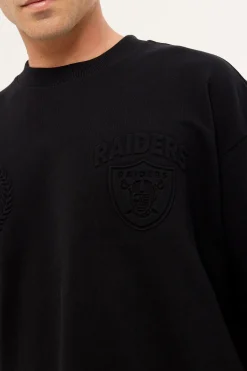 Raiders Crest Tee Jet Black