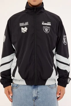Raiders Racing Jacket Jet Black/Silver