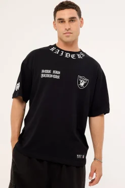 Raiders Shield Tee Jet Black