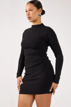 Rain Mini Dress Black