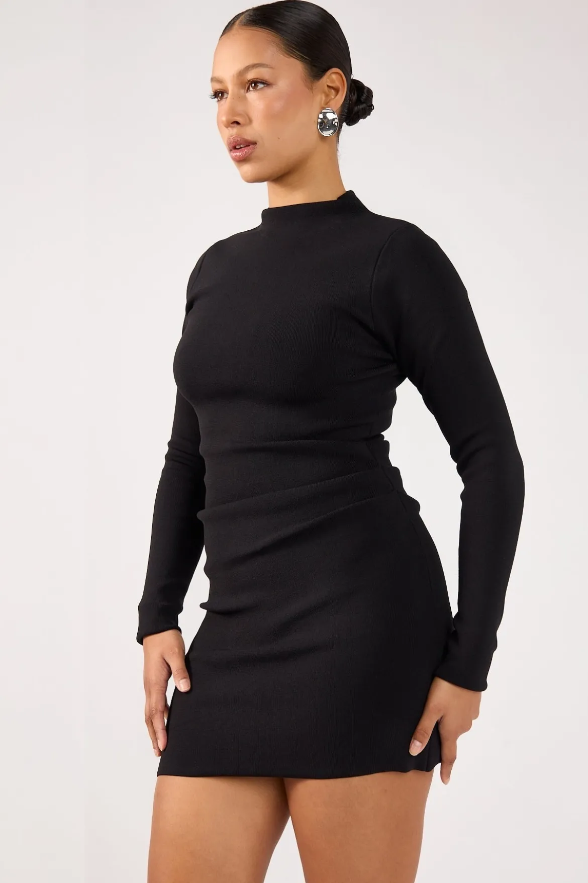 Rain Mini Dress Black
