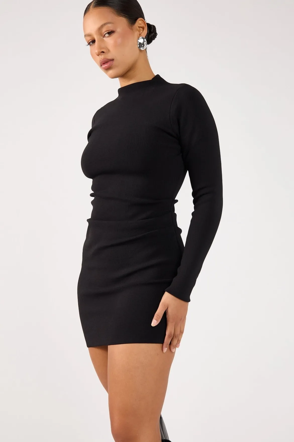 Rain Mini Dress Black