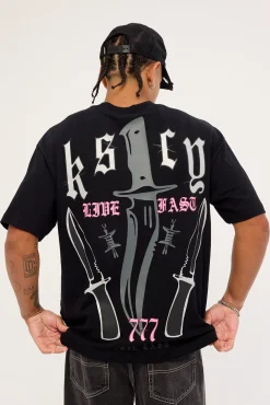 Rambo Street Tee Jet Black