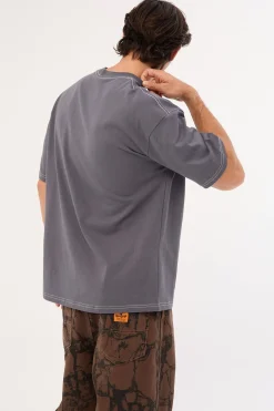 Ransom Script Short Sleeve Heavy Tee Steele