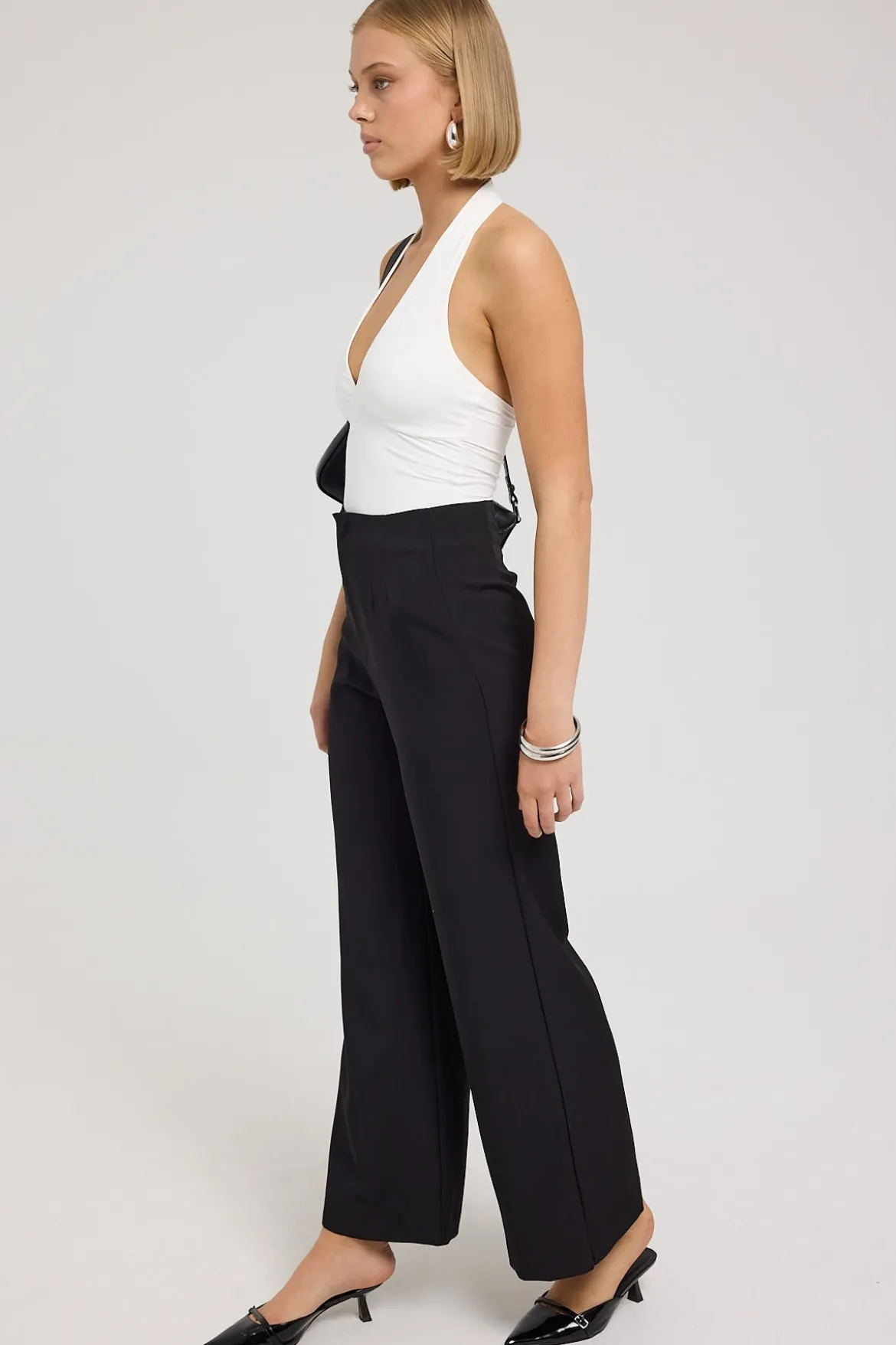 Raye High Waist Pant Black