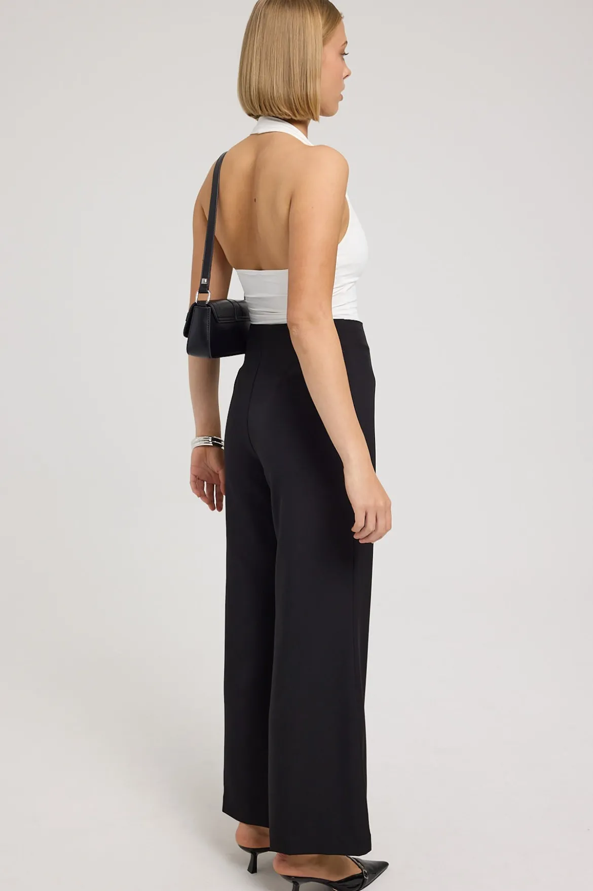 Raye High Waist Pant Black