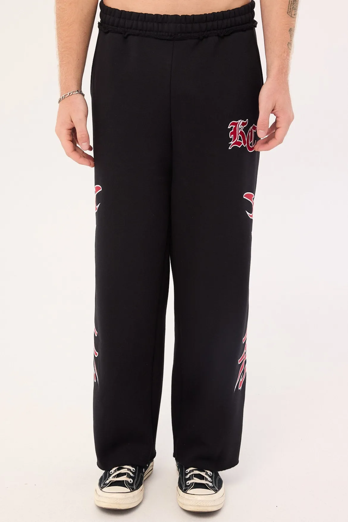 RAZOR BAGGY SWEATPANTS Jet Black