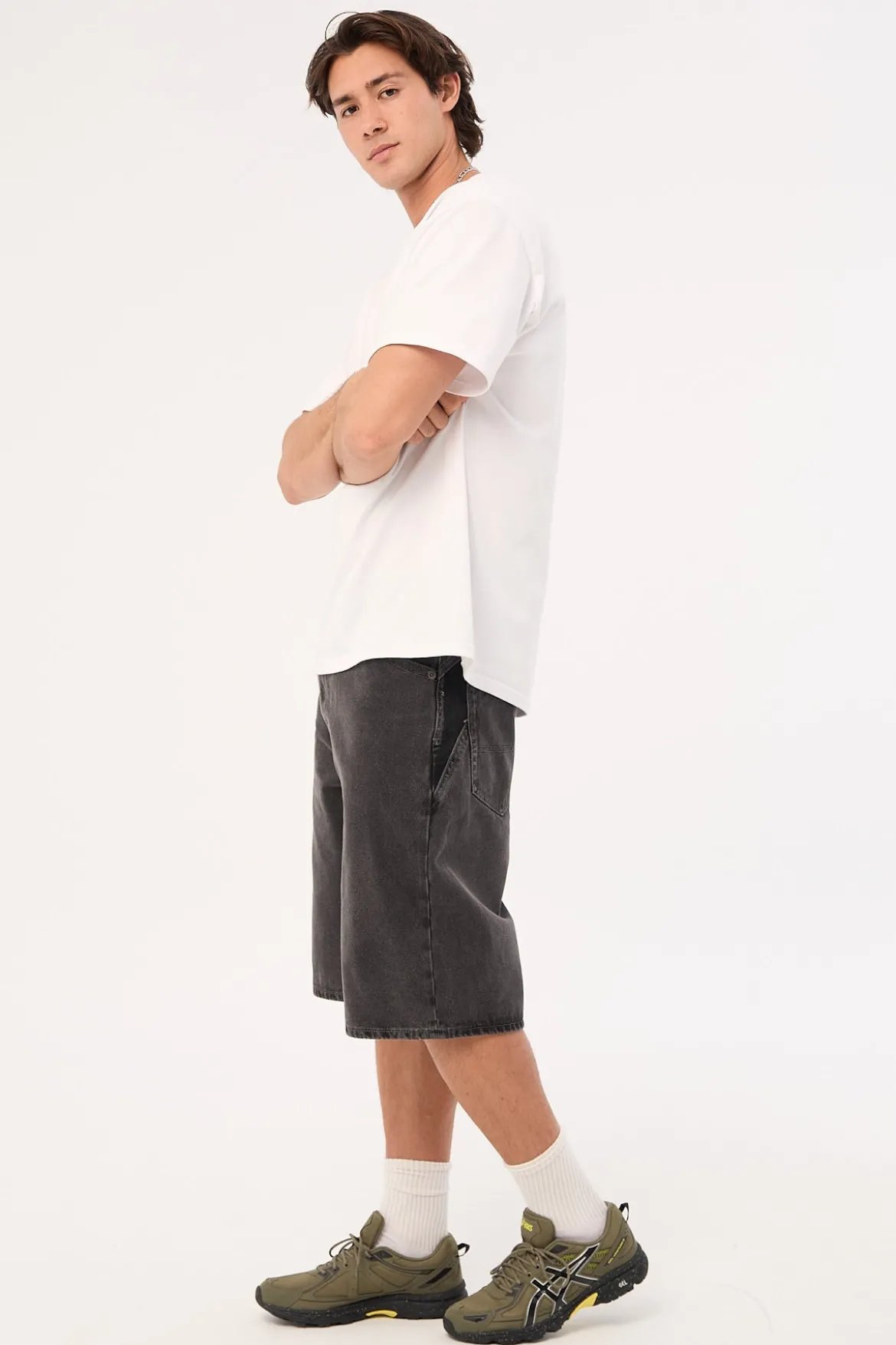 RC A6 Big Board Short Bazza Washed Black