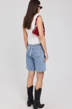 Reagan Arena Slouch Short Garage Blue