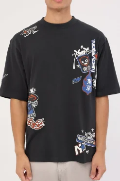 Rebellion Street Super Heavy Tee Night Black