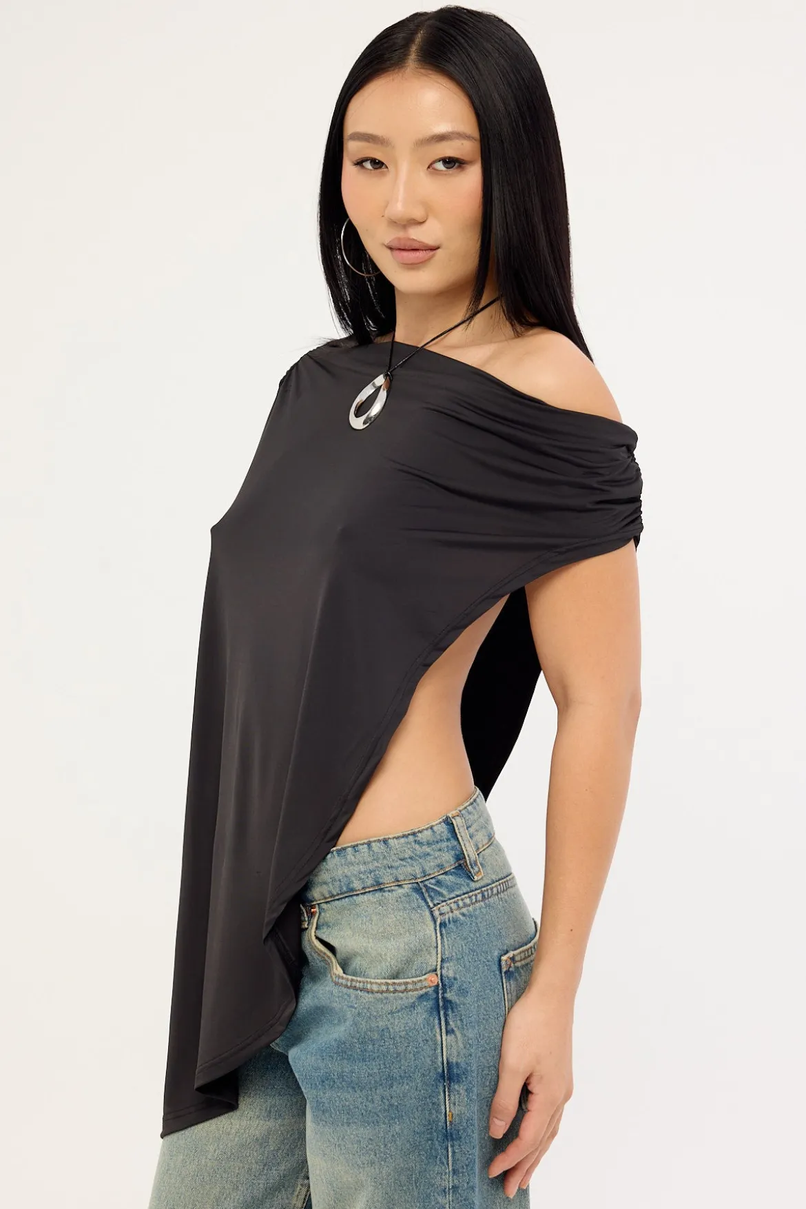 Reborn Poncho Noir