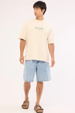 Recharge Slacker Tee Ecru