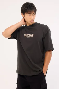 Recharge Slacker Tee Worn Black