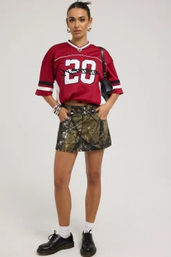 Redemption V Neck Jersey Red/White