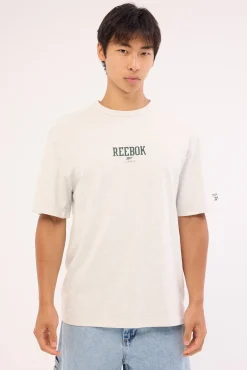 Reebok Classic Logo Tee Chalk Melange