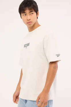 Reebok Classic Logo Tee Chalk Melange