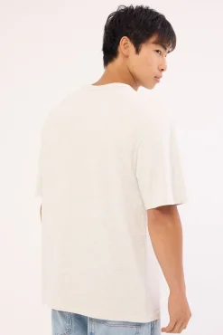 Reebok Classic Logo Tee Chalk Melange
