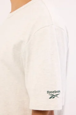Reebok Classic Logo Tee Chalk Melange
